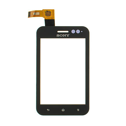 Тачскрін для Sony ST21i Tipo, ST21i2, black, оригінал, фото 2