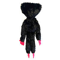 М'яка іграшка Хагі Вагі "Poppy Playtime" Huggy Wuggy чорний, вогняні очі, 50*18*8 см (00517-6), фото 2