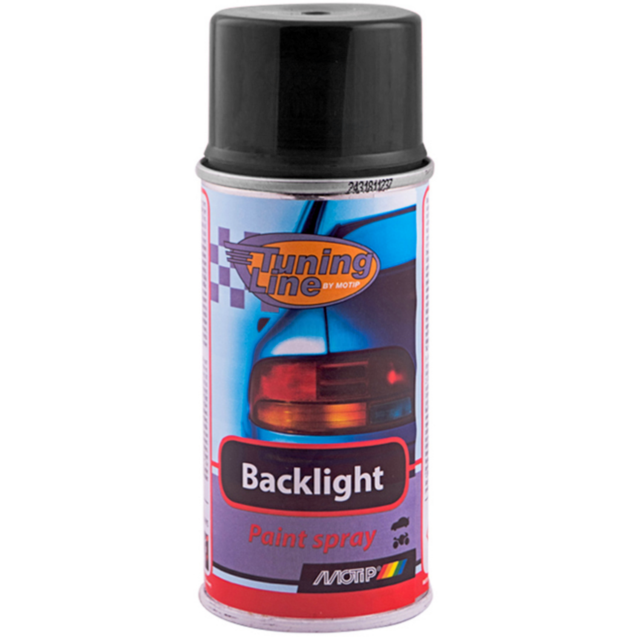 Лак для тонування задніх ліхтарів Motip Backlight, 150 мл Аерозоль Чорний, фото 1
