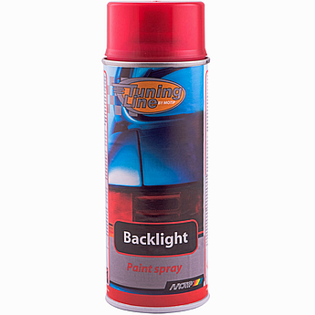 Лак для тонування задніх ліхтарів Motip Backlight, 400 мл Червоний аерозоль