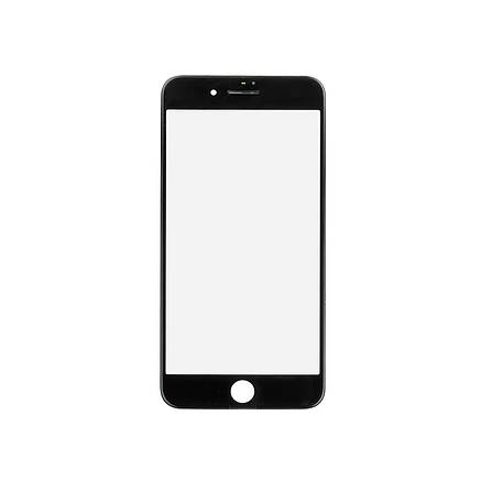 Скло корпусу з рамкою для Apple iPhone 7 Plus, black, (оригінал), фото 2