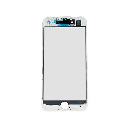 Скло корпусу з рамкою для Apple iPhone 7, white, (оригінал), фото 2