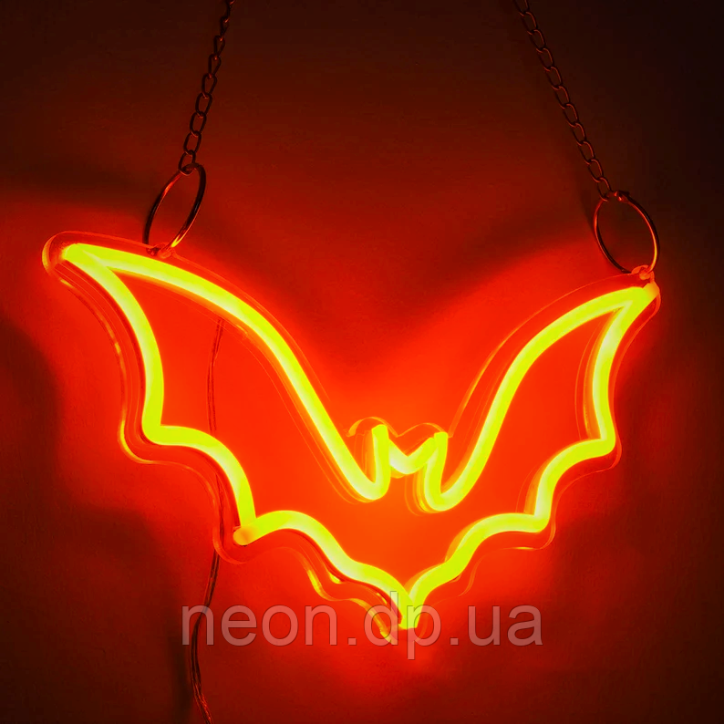 Неонова світлодіодна вивіска "Bat"