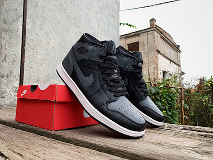Gray high top jordans best sale