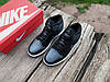 Кросівки чоловічі Nike Air Jordan 1 Retro High Black Grey чорні з сірим, фото 10