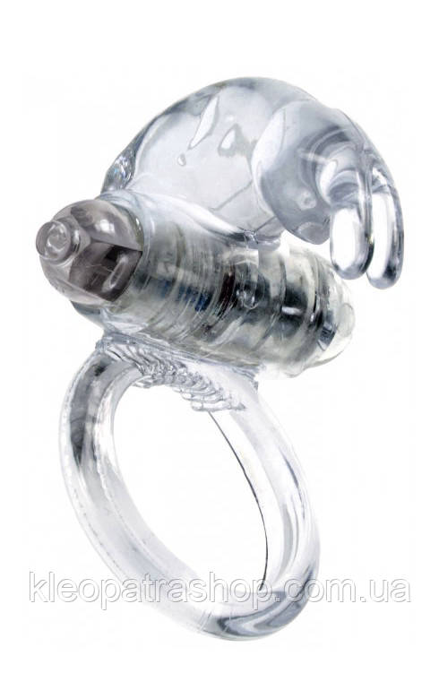 Ерекційне кільце Rabbit Vibro CockRing Clear