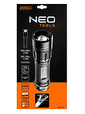 Ліхтарик ручний Neo Tools LED SMD Чорний (99-101), фото 6