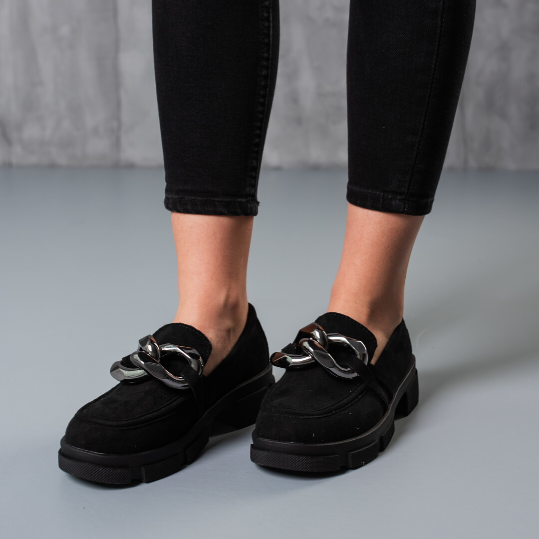 Броги жіночі Fashion Saint 3762 37 розмір 23,5 см Чорний код ID 4419688