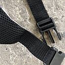 Поясна сумка на два відділення в сірий піксель, фото 5