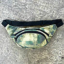 Чоловіча бананка камуфляжна зеленого кольору, фото 6