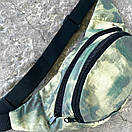 Чоловіча бананка камуфляжна зеленого кольору, фото 8