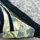 Чоловіча бананка камуфляжна зеленого кольору, фото 9