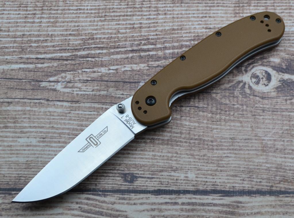 Нож Ontario RAT-1 coyote AUS8