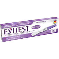 Новинка Тест на вагітність Evitest Perfect струменевий 1 шт. (4033033417015) !