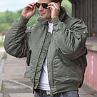 Куртка-бомбер Mil-Tec Basic cwu Olive 10404501, фото 4