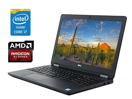 Ігровий ноутбук Dell Latitude E5570/ 15.6" 1920x1080/ i7-6820HQ/ 8GB RAM/ 256GB SSD/ Radeon R7 M370 2GB, фото 1