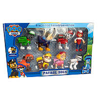 Ігровий набір Patrol Dogs Paw Patrol «Щенячий патруль» - 8 фігурок по 9см., рюкзаки відкриваються (6050), фото 2