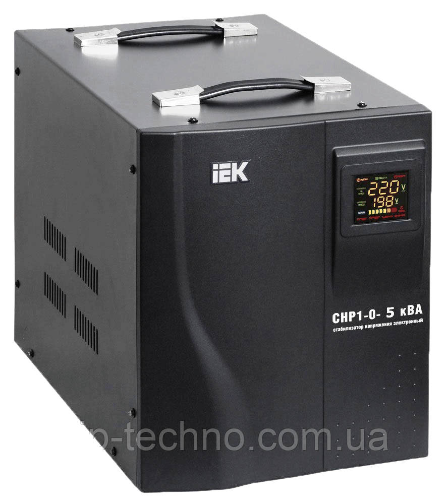 Стабілізатор напруги 5 кВт переносний IEK