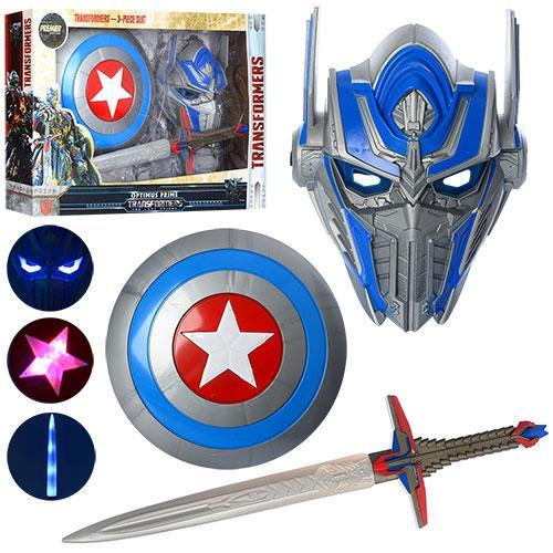 Набір іграшкової зброї меч, щит, шолом Transformers 808-3