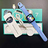 Смарт-годинник Smart Watch Series 7 Red/Blue/Green/Silver  ⁇  Розумний спортивний годинник  ⁇  Фітнес годинник, фото 9