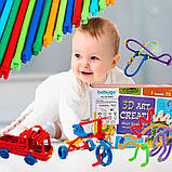 Дитячий конструктор 3D Мистецтво чарівні палички 1 рівень  ⁇  Конструктор із гнучкими деталями, фото 7