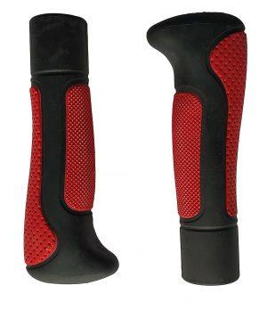 Гріпси ручки на кермо велосипеда Brat 2шт червоні підходять для планетарки Польща, фото 1