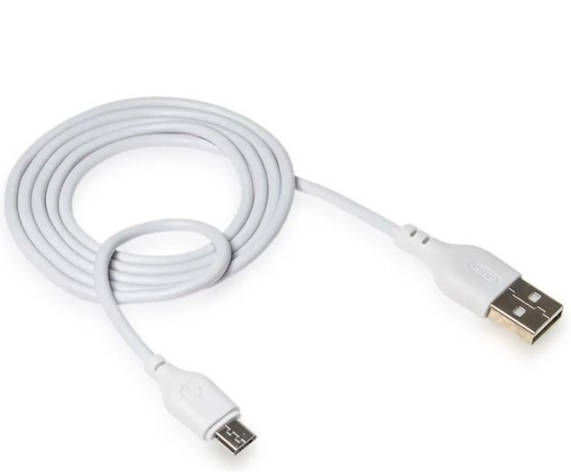 Кабель XO NB103 Bell usb cable Micro 1m White, фото 1