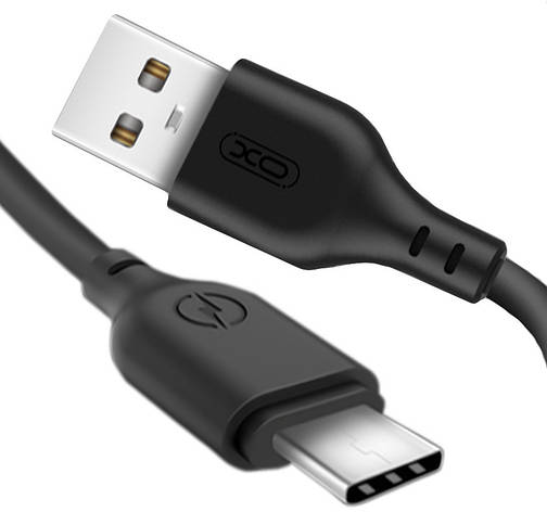 Кабель XO NB103 Bell usb cable Type-c 2m Black, фото 1