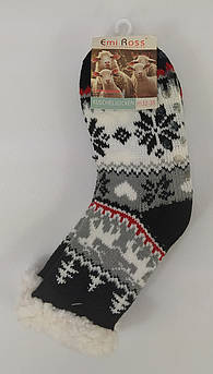 Шкарпетки вовняні на хутрі для дівчаток, розмір "SOFTSAIL"