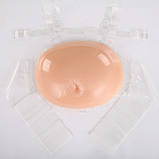 Силіконовий накладний живіт 2 кг 5-7 міс. Обсяг. Накладний живіт із силікону для імітації вагітності, фото 8