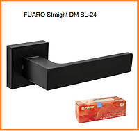 FUARO Ручка раздельная Straight DM BL-24 черный