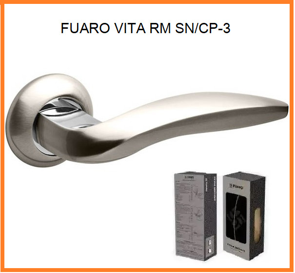 FUARO Ручка роздільна VITA RM SN/CP-3 матовий нікель/хром