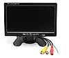 Автомобільний монітор 7" дюймів CYCLONE ET-740 для цифрових та аналогових камер AHD/CVBS підтримка 12-24В, фото 5