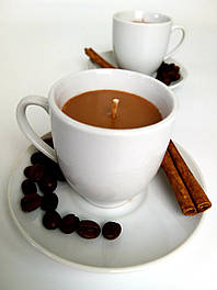 Подарунок любителю кави соєва свічка кавова – Кава в ліжко – Романтичний подарунок хлопцю або дівчині