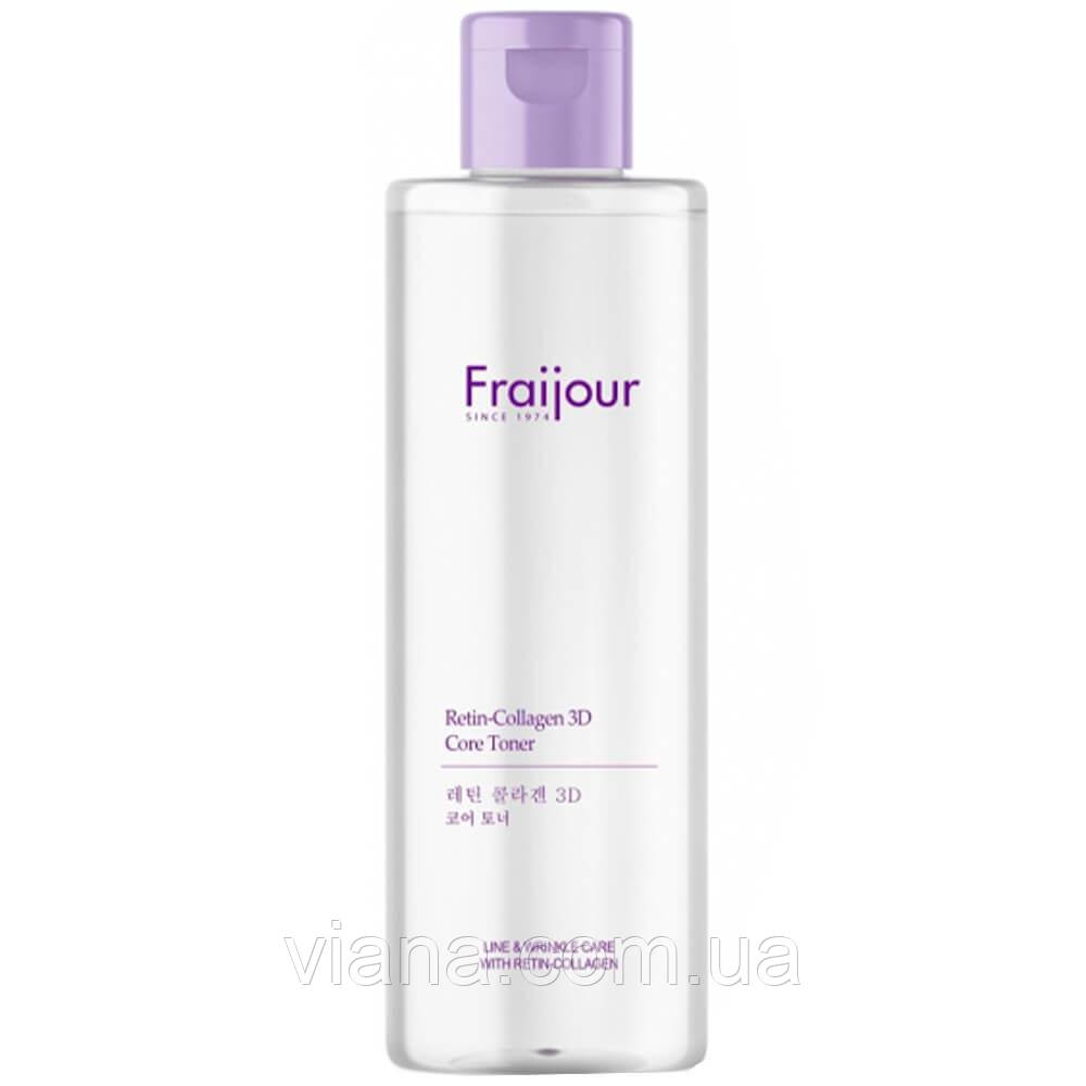 Колагеновий тонік із ретинолом і пептидами Fraijour Retin-Collagen 3D Core Toner 250 мл