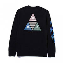 Світшот HUF Prism Triple Triangle Crew Black (розмір М), фото 3