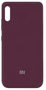 Чохол Silicone Case Xiaomi Redmi 9C/10А (бордовий)