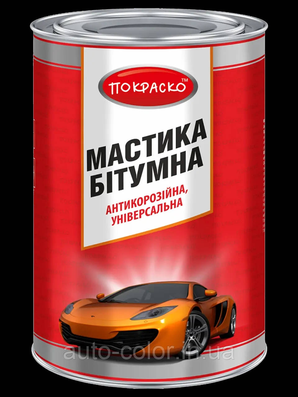 Універсальна бітумна мастика Пофарбовування 4,3 кг
