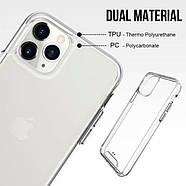 Протиударний силіконовий чохол Space для iPhone 11 Pro Max Прозорий, фото 8