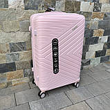 Чемодан дорожній ВЕЛИКИЙ WINGS DQ-181-05 PRIMEROSE Дорожня сумка ВЕЛИКА Сумка з ручкою 8 колес ПОЛІПРОПІЛЕН, фото 7