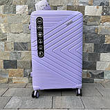 Чемодан дорожній ВЕЛИКИЙ WINGS DQ-181-05 PRIMEROSE Дорожня сумка ВЕЛИКА Сумка з ручкою 8 колес ПОЛІПРОПІЛЕН, фото 10