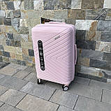 Дорожня сумка СЕРЕДНЯ з поліпропілену 8 колес WINGS DQ-181-05 PRIMEROSE Валіза на колесах Сумка дорожня ПОЛЬША, фото 7