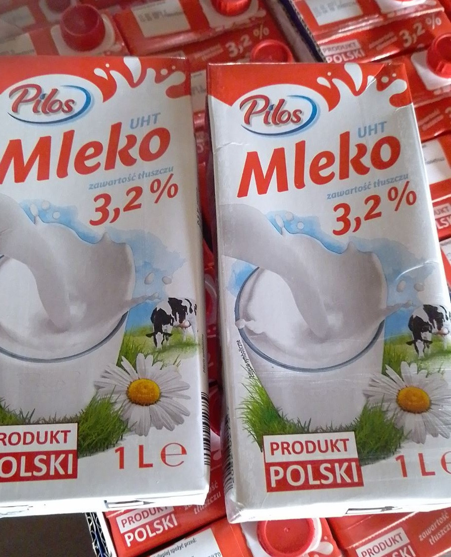 Молоко Коровье Pilos Mleko 3,2 % UHT Ультрапастеризованное 1 л Польша - фото 2 - id-p1679561941