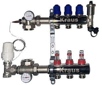 Колектор Kraus на 3 контури збирання (Канада)