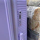 Чемодан дорожній ВЕЛИКИЙ WINGS DQ-181-05 PRIMEROSE Дорожня сумка ВЕЛИКА Сумка з ручкою 8 колес ПОЛІПРОПІЛЕН, фото 3