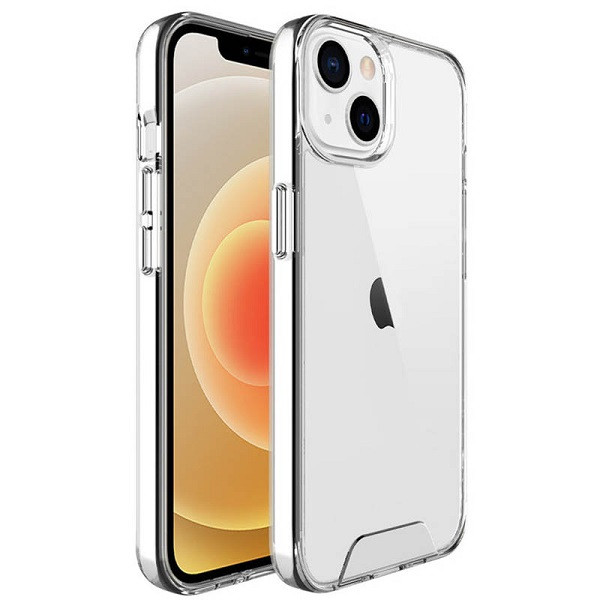 Протиударний силіконовий чохол Space для iPhone 15 Прозорий