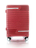 Дорожный большой чемодан Snowball 91203 красный