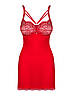 Комплект жіночий комбінація і трусики Obsessive LOVENTY CHEMISE&thong, фото 4
