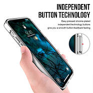 Протиударний силіконовий чохол Space для iPhone 13 Pro Max Прозорий, фото 5