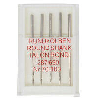 Игла для оверлока rundkolben round shank talon rond 287/690 70-100